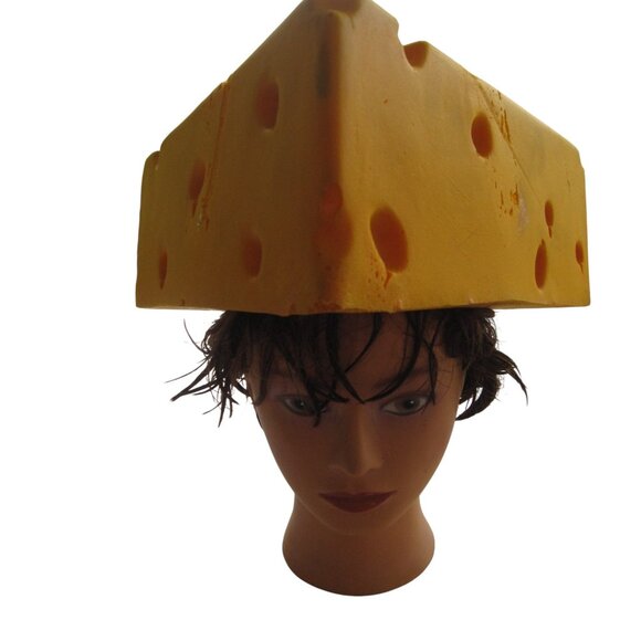 VTG Original Cheesehead Foamation Green Bay Packers Wisconsin Cheese Foam Hat - Picture 3 of 8